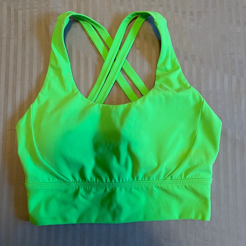 Neon Green Sports Bra